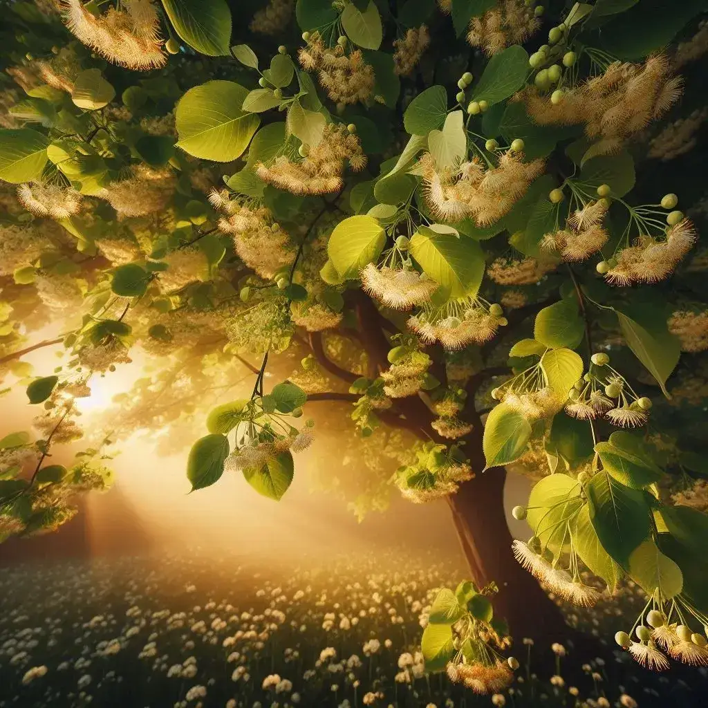 Linden-Flower-Extract-Lime-Blossom-Herb-Picture -of-Linden-tree-in-blossom