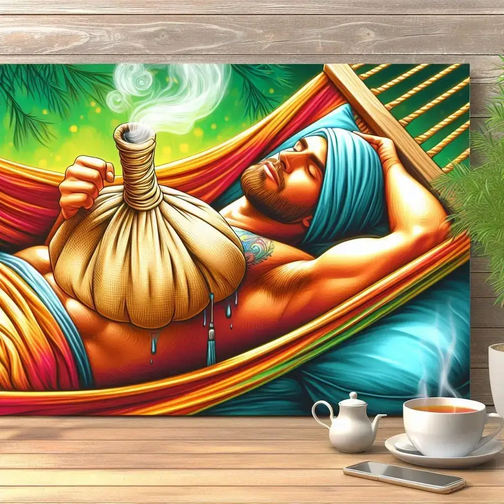 man-with-leaky-gut-and-chest-pain-laying-in-a-hammock